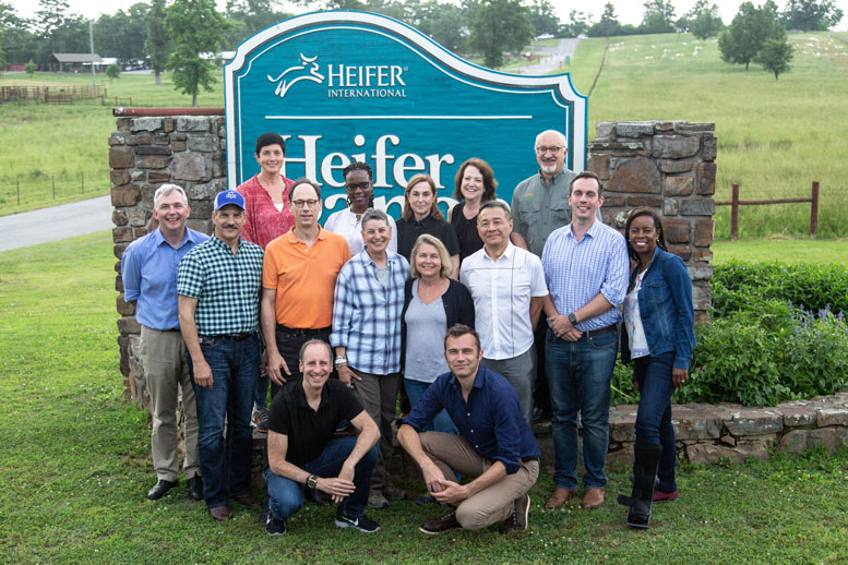 Heifer International's Board of Directors in May 2016. Heifer International Board of Directors