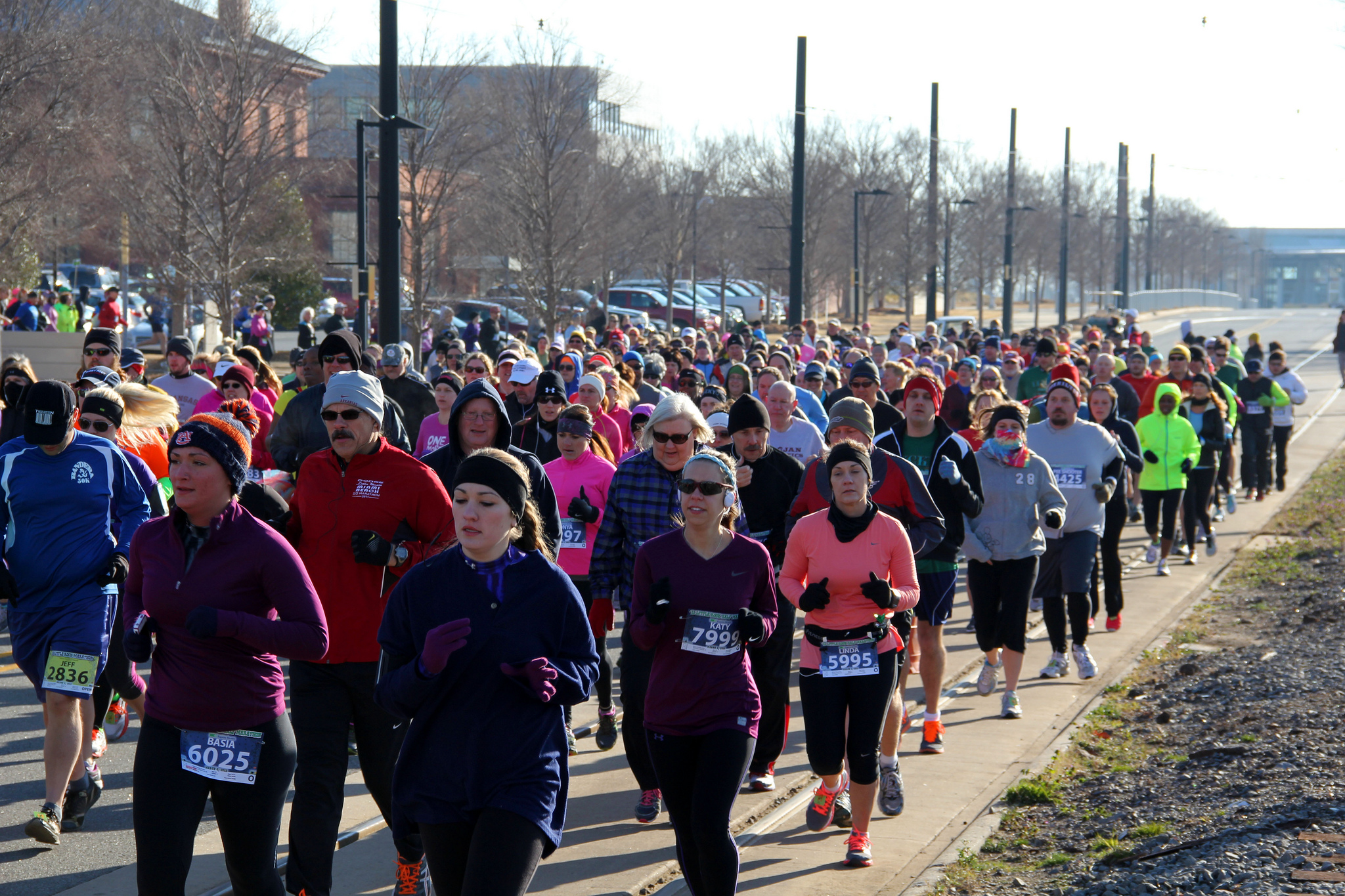 Little Rock Marathon runners, doing what they do best. Little Rock Marathon runners, doing what they do best.